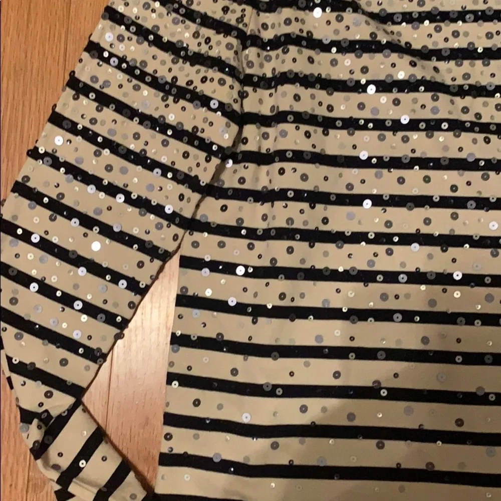 J. Crew NWOT❗️Sequin Striped Top